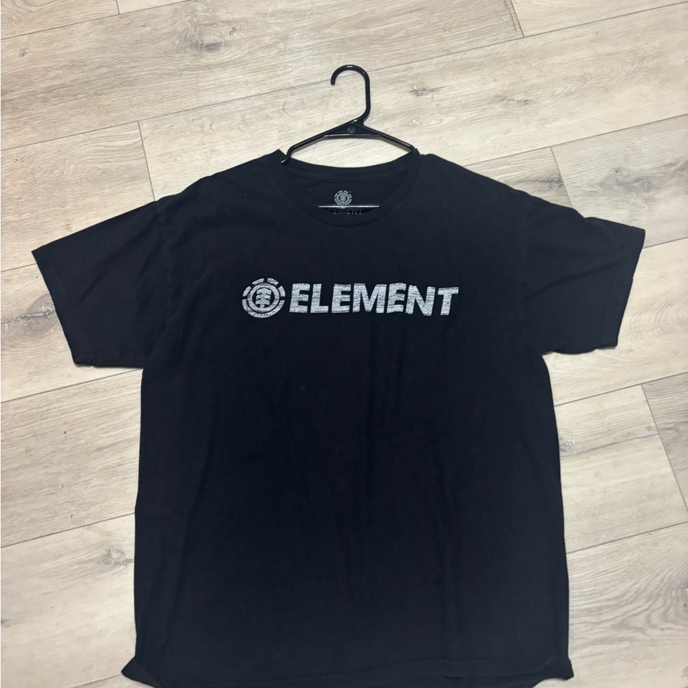 Element Black and White Logo Men's T-Shirt